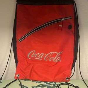 Vintage 90s-2000s Coke a cola drawstring bag